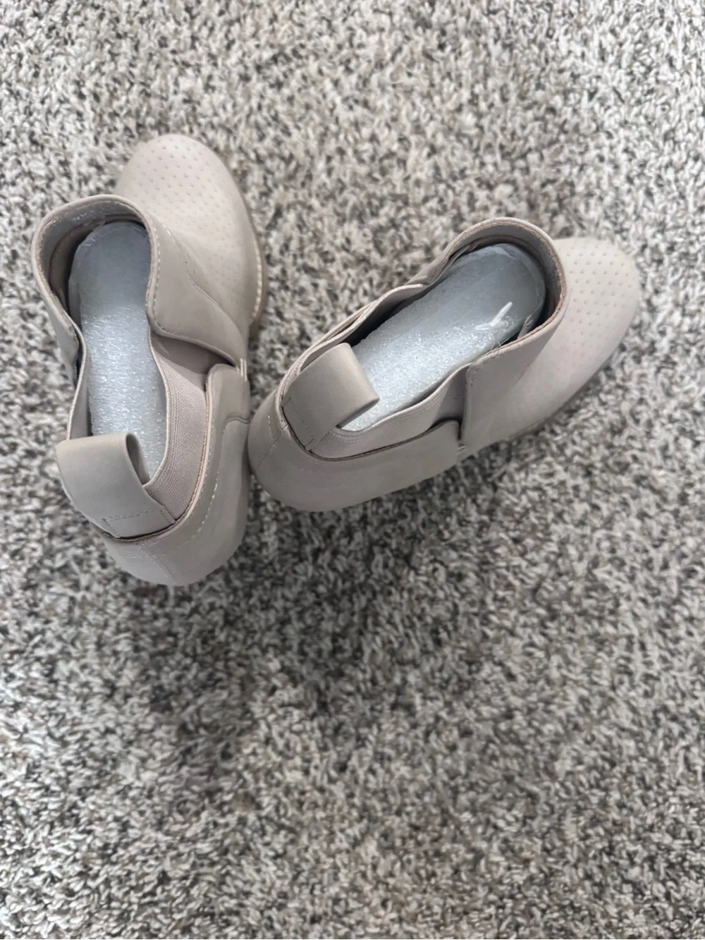 DV by Dolce Vita Taupe Perforated Chelsea Booties